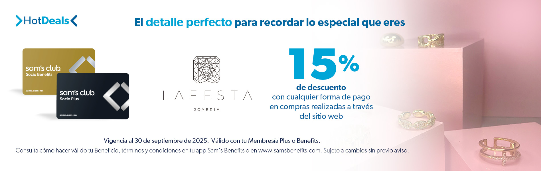 Sam's Club samsclub samsbenefits hazte socio cine viajes hot deals restaurantes educacion ropa accesorio mascotas salud entretenimiento fitness puntos